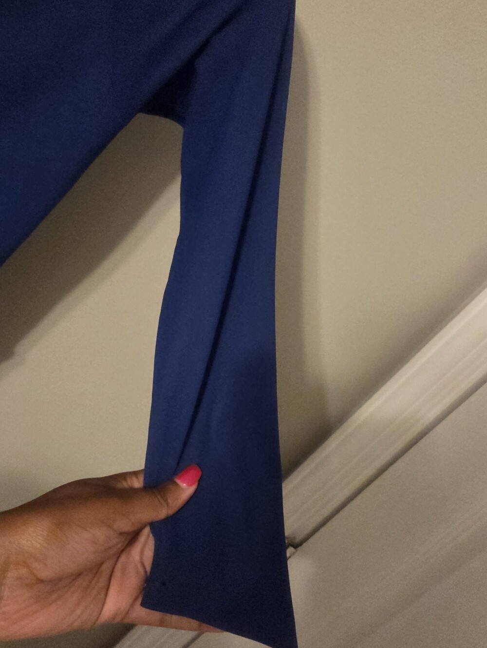 Chiara Boni La Petite Robe Women's Blue Formal Gown 3/4 sleeves Sz 40 = Sz 4 - Picture 8 of 14